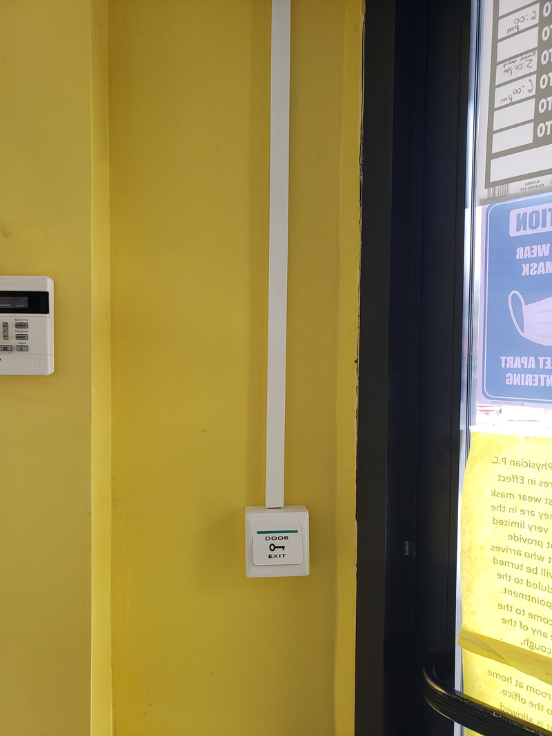 Door buzzer installation Medical office 